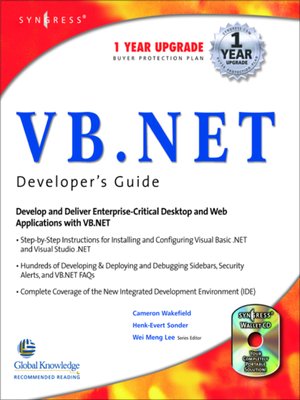 cover image of VB.Net Web Developer's Guide